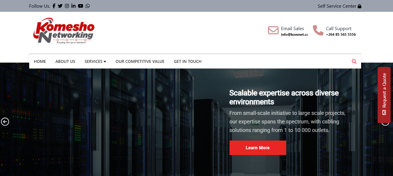 Komesho IT Solutions Portal